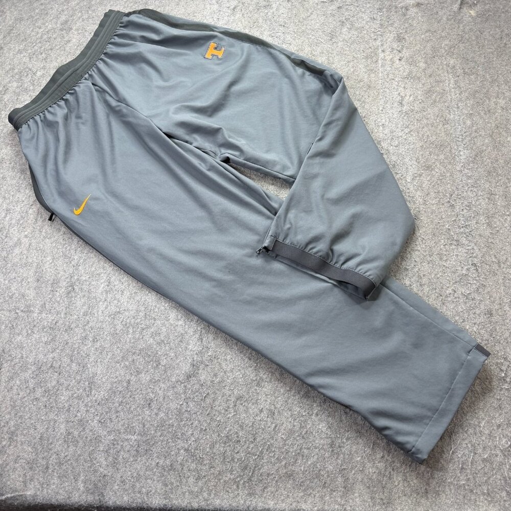 Tennessee Volunteers Nike Track Pants Men 2XL Gray DRI-FIT Lined 31" Ankle Zip